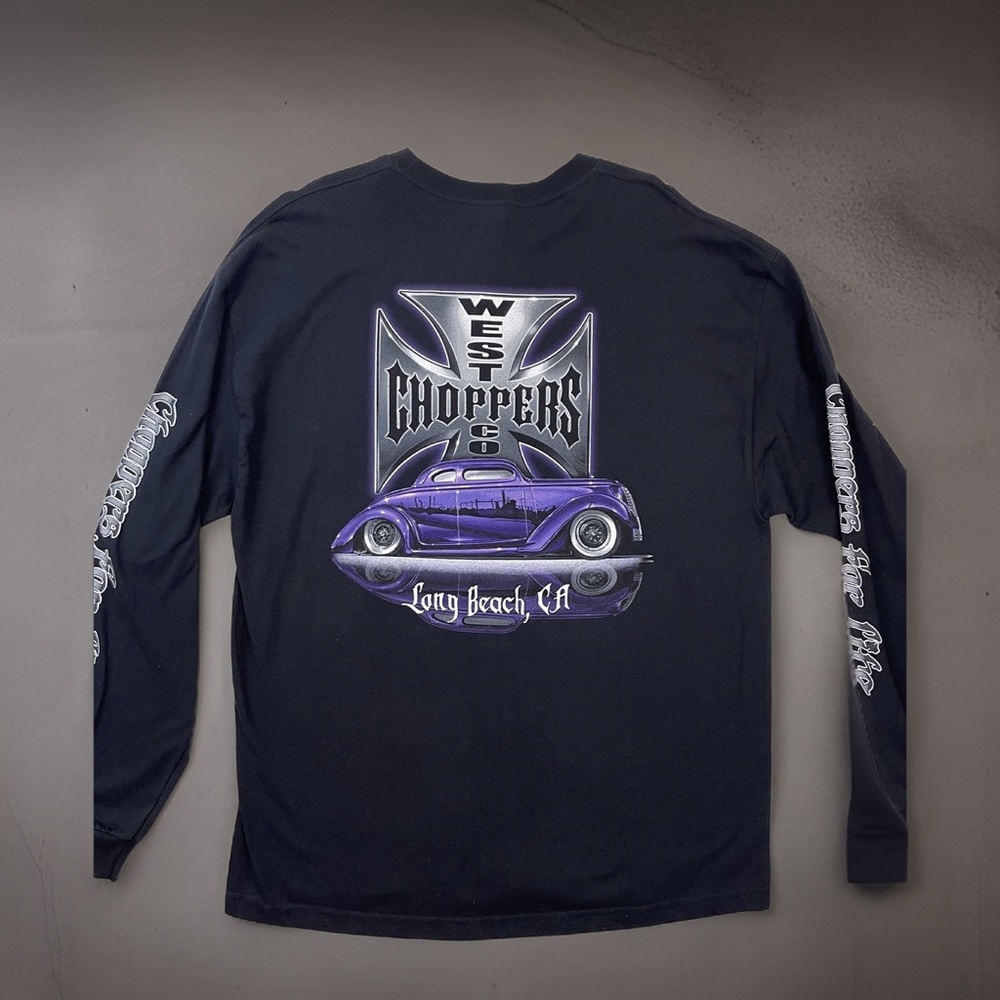 West Coast Choppers " Low Rider " Long Beach Vintage Long Sleeve T Shirt